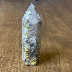 Polished and Cut Flower Agate Tower